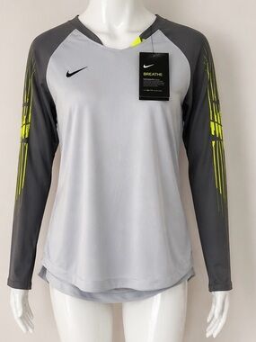 Nike Women's White and Gray Top